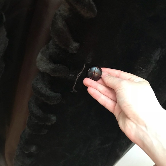 Marvin Richards Long Brown Faux Fur Coat Jacket - Picture 8 of 8